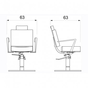 Кресло парикмахерское "SKERAIOTIS"