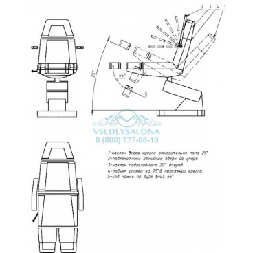 Педикюрное кресло &quot;Профи 3&quot;