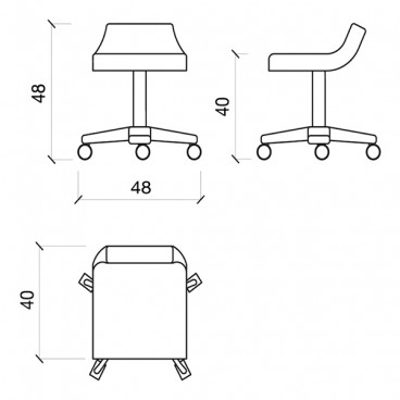 Стул мастера &quot;OKUMI STREAM&quot;