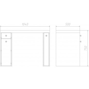 Маникюрный стол Spring