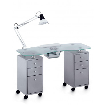 Стол маникюрный 2-ной с вытяжкой 197LХ