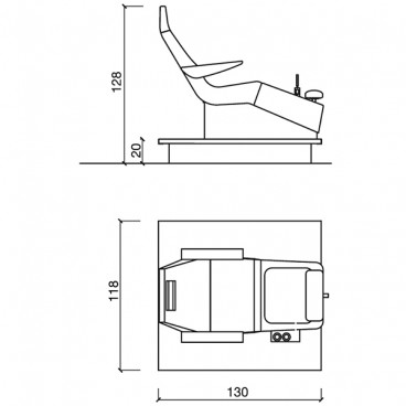 Педикюрный СПА комплекс &quot;STREAMLINE DECK&quot;