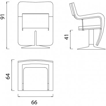 Кресло парикмахерское &quot;TSU&quot;