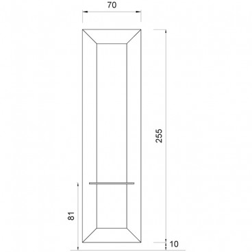 Зеркало парикмахерское &quot;EMPIRE&quot;