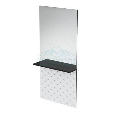 Мужское зеркало барбер &quot;Гламрок&quot; с полкой