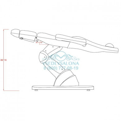 Кресло косметологическое МК45