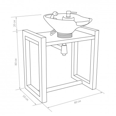Мойка барбершоп &quot;Andres aqua&quot;
