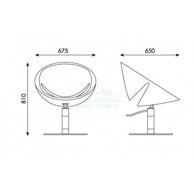 Кресло парикмахерское SUNNY