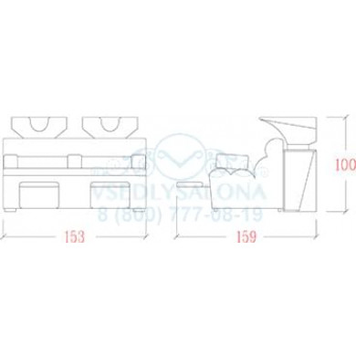 Мойка парикмахерская NAPOLEONE RELAX