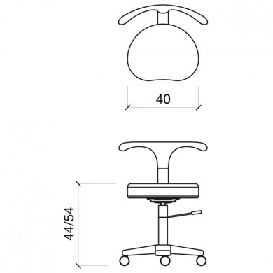 Стул мастера &quot;TUXEDO&quot;