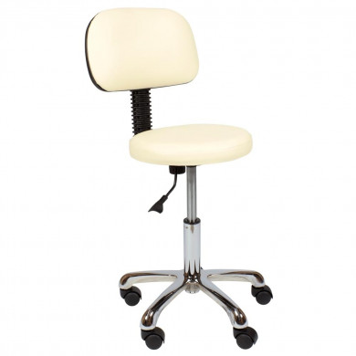 Стул мастера &quot;Астек&quot; низкий со спинкой хром