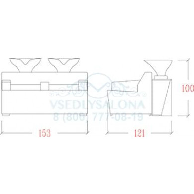 Мойка парикмахерская PRECIOUS